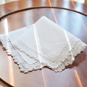 Classic Hemstitch Handkerchief. Style # 2061. 12×12″