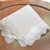 lace trim handkerchief
