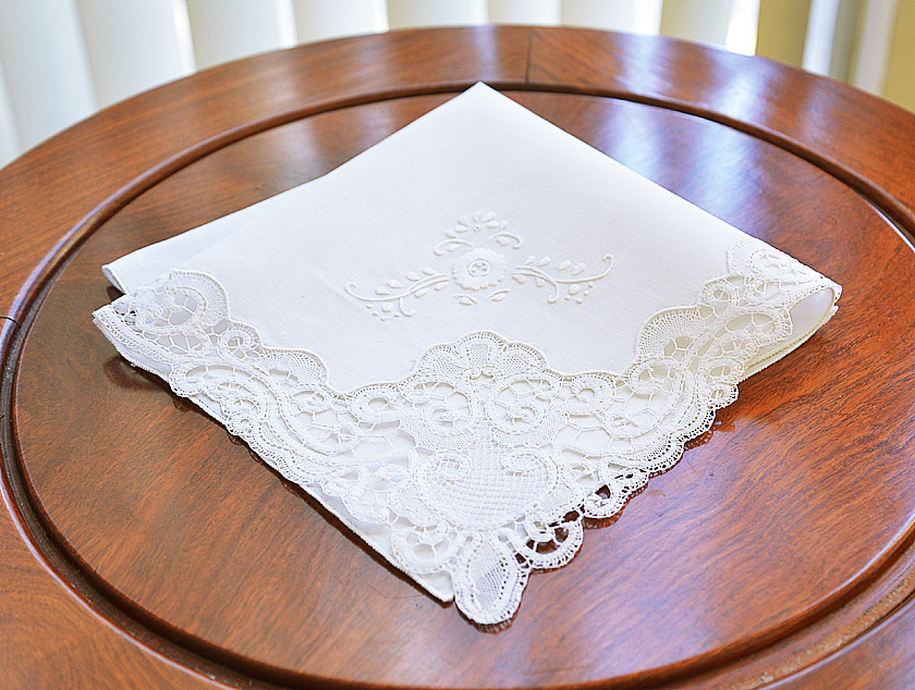Venetian Lace Handkerchief